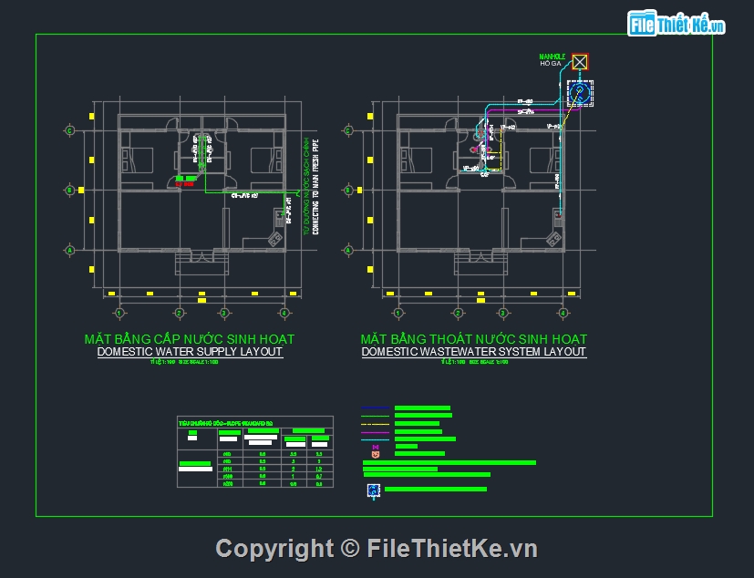 Autocad nhà Thái 8x11m,Bản vẽ nhà Thái,Thiết kế nhà Thái 8x11m,Cad thiết kế nhà Thái